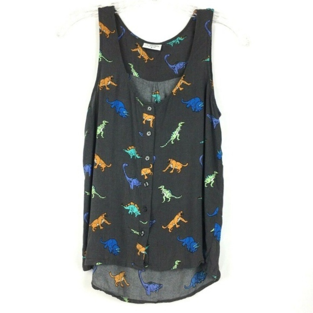 Dinosaur Print Button Up